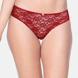 Amante Maroon Bikini Panty-image-25