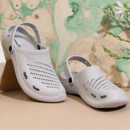 Hoversole Men's Eggshell White Ewade Clogs-picture-1