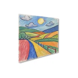 Nestroots Serene Path Through Lush Multi Frame Landscape Canvas Wall Painting - Set of 4 image 3