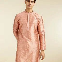 Diwas by Manyavar Men Thread Work Kurta-image-27