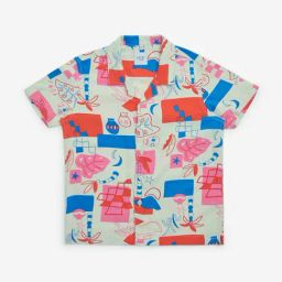 HOP Kids by Westside Multicolour Abstract Printed Shirt-9