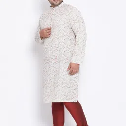 KISAH PLUS Multicolored Regular Fit Printed Kurta image 3