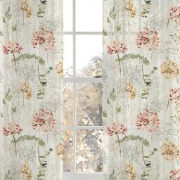 Haus & Kinder Printed White Polyester 7 FT Door Curtains - Set of 2 image 3