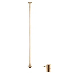 Aquieen Drop Rose Gold Brass & Copper Basin Mixer Tap, AQN 250-12