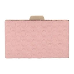 Mochi Pink Textured Small Clutch-73