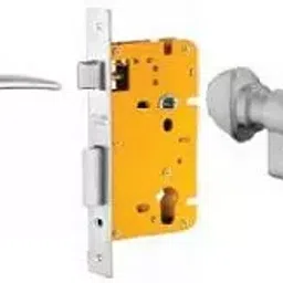Dorset 60 mm Lever Handle Lock Set with Both Side Key Cylinder Patina ML LET OR image 1
