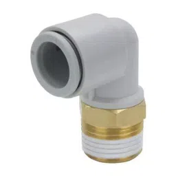 SMC Male Elbow Fitting 1/4 inch (6.35 mm) Connection Screw and 12 mm Tube Size, KQ2L12-02AS-28