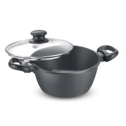 Prestige Omega Die Cast Black Aluminium 20 cm Casserole with Lid-picture-16