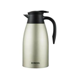 Borosil Stainless Steel Teapot with Handle & Double Wall Vacuum Insulated (2000 ML)-23