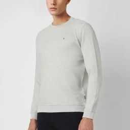 Van Heusen Grey Regular Fit Texture Sweatshirt image 3