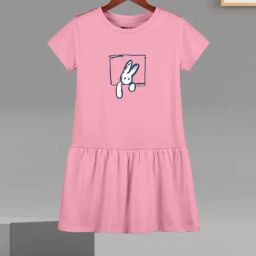 HELLCAT Girls Pink Printed Dresses-image-93