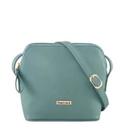 Fastrack Teal Solid Small Sling Handbag for Women-image-40