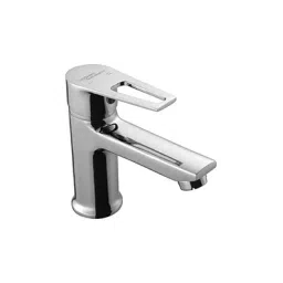 Hindware Brass F570011CP Crome Finish Single Lever Basin Mixer-image-70