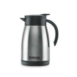 Borosil Silver Stainless Steel Teapot with Handle & Double Wall Vacuum Insulated (500 ML)-image-74