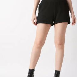 Globus Black Regular Fit Shorts-image-40