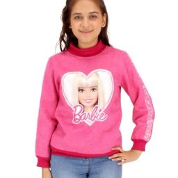 Cutecumber Kids Pink Printed Full Sleeves Sweatshirt-image-25