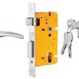 Dorset 60 mm Lever Handle Lock Set with Both Side Key Cylinder Patina ML ON OR-20