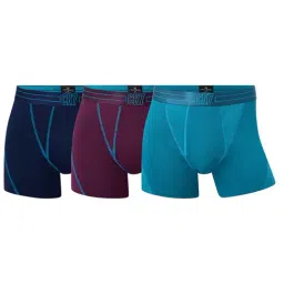 CR7 Multicolor Comfort Fit Trunks - Pack of 3-image-68
