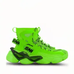 Atom Men's Gansta1 Green Running Shoes image 2