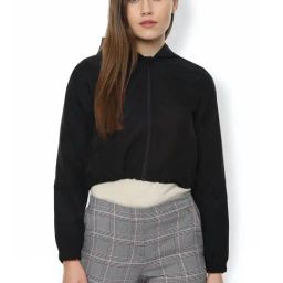 Van Heusen Black Plain Jacket-image-88