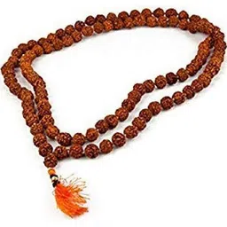 Divine souvenirs Unisex Rudraksha Minimal Jaap Mala image 2