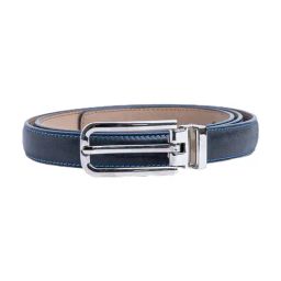 James Aston Blue Italian Leather Formal Belt for Women-picture-21