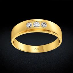 Joyalukkas 18k Gold Radiant Styled Band for Men-image-47