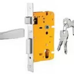 Dorset 60 mm Lever Handle Lock Set with Both Side Key Cylinder Patina ML ST OR-37