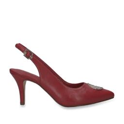 Bagatt Women's Jemila Red Back Strap Stilettos-image-93