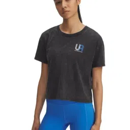 Under Armour Black Regular Fit Printed Sports T-Shirt-picture-44