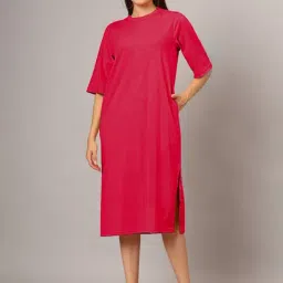 BRINNS Fuchsia Midi Dress-image-62