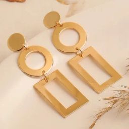Sohi Gold Plated Party Designer Drop Earrings-10