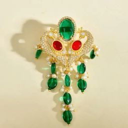 Voylla Gold Panchhi Maurika Hair Comb Pin-picture-42