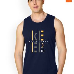 SLOWLORIS Men Pack Of 2 Printed Bio-Wash Combed Cotton Gym Vest-picture-12
