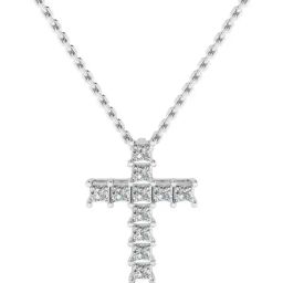 SHINE ETERNAL Lab Grown 18k (750) White Gold Pendants for Women-image-46