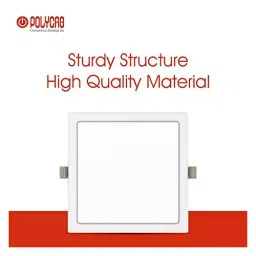 Polycab Hohm Luisant Smart CCT Tunable Ceiling Light Square 10 W, Cool Day Light image 4