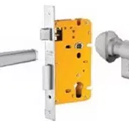 Dorset 60 mm Lever Handle Lock Set with Knob and Key Cylinder Patina ML CS OR-18