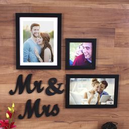 Art Street Black Set of 3 Wall Photo Frames-1