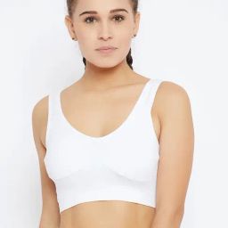 C9 Airwear Bright White Full Coverage Bralette Bra-picture-1