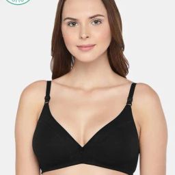 Inner Sense Black Cotton Seamless Bra-picture-37