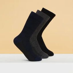 Byford by Pantaloons Multicolor Solid Socks - Pack of 3-picture-17