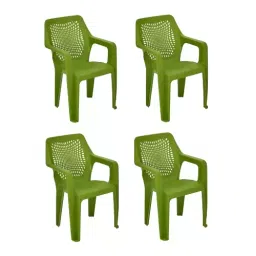 Nilkamal Plastic Lush Green Trendy Chair (Set of 4 Pcs)-picture-15