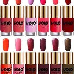 VOLO Set Of 12 Luxury Super Shine Nail Polish - 9.9 ml Each-Combo-No-273-24
