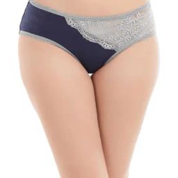 Clovia Navy Lace Hipster Panty-image-83