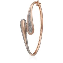Malabar Gold & Diamonds 18k Rose Gold Oval Bangle for Women-image-85