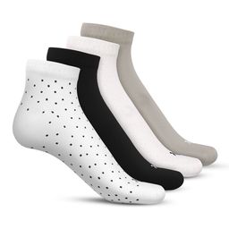 TalkingSox Unisex Pack Of 4 Moisture Wicking Bamboo Ankle Length Socks-20