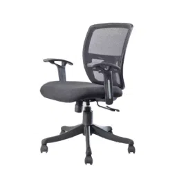Span Seating Workstation Chair CRETA (M.B)(Indian) Fixed PP Arms Black-image-78