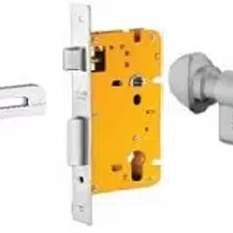 Dorset 60 mm Lever Handle Lock Set with Knob and Key Cylinder ML LIA OR SC-44
