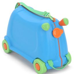 Kids Ride On Suitcase and Toddler Carry On Hand Luggage - Blue-image-48