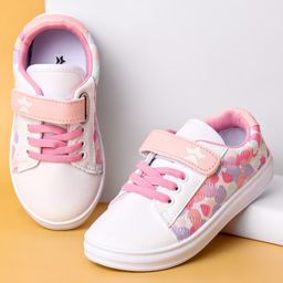 Cute Walk by Babyhug Casual Shoes with Velcro Closure - Pink-picture-8